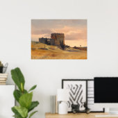 De Tomb van Caecilia Metella - Fleury Fine Art Poster (Thuiskantoor)