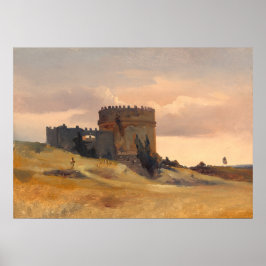 De Tomb van Caecilia Metella - Fleury Fine Art Poster