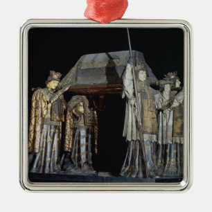 De tomb van Christoffel Columbus Metalen Ornament