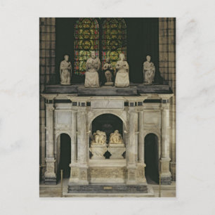De tomb van Francois I en Claude van Frankrijk Briefkaart