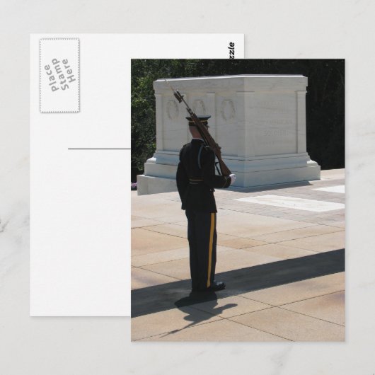 De Tomb van het Briefkaart van Onbekende Onbekend (Voorkant / Achterkant)