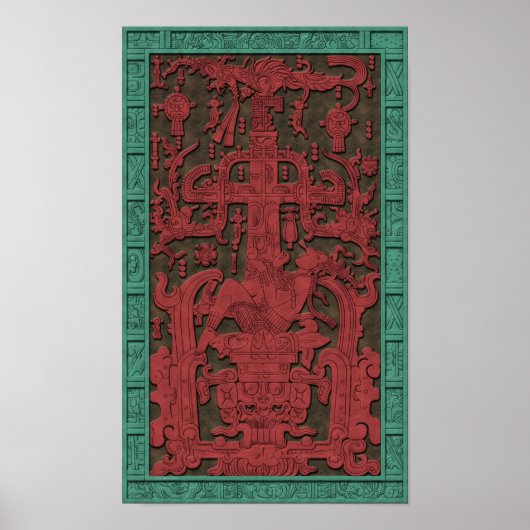 De tomb van het Poster van Pacal (Voorkant)