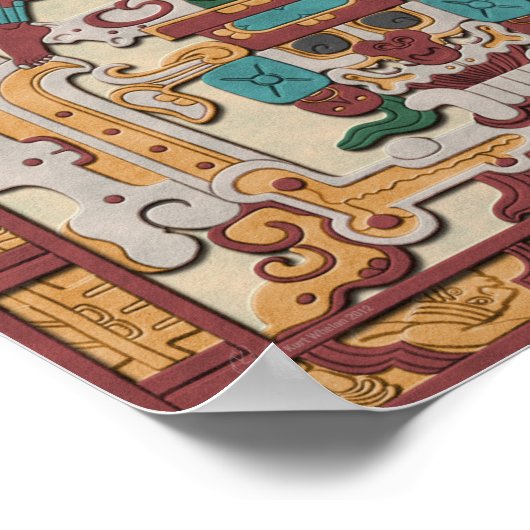 De tomb van het Poster van Pacal (Hoek)