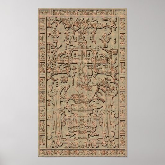 De tomb van het Poster van Pacal (Voorkant)