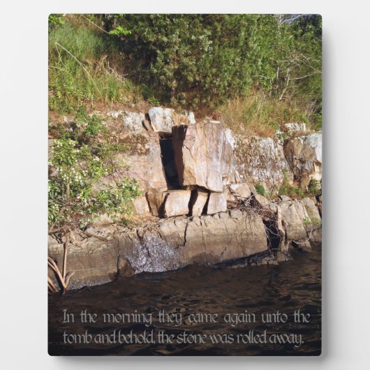 De tomb van Jezus Fotoplaat (Voorkant)