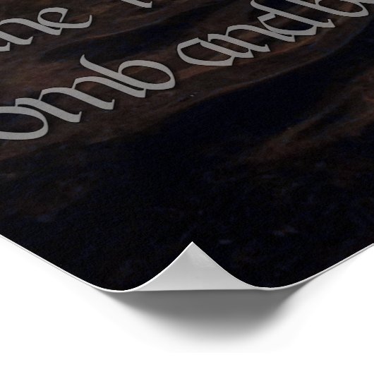 De tomb van Jezus Poster (Hoek)