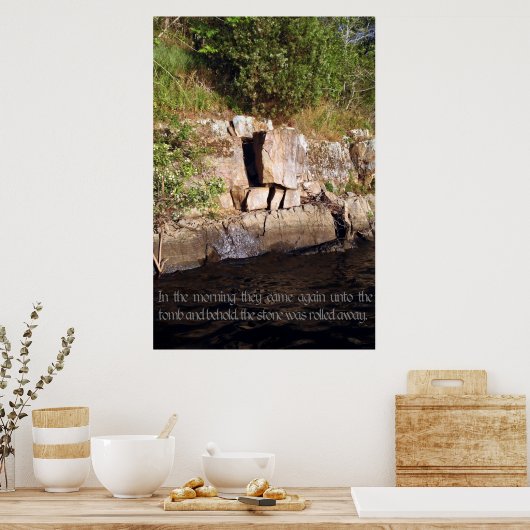 De tomb van Jezus Poster (Keuken)