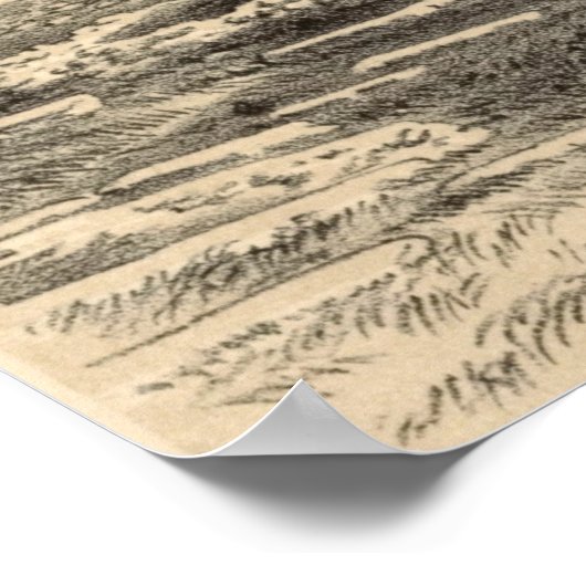 De Tomb van Koning David in Jeruzalem Poster (Hoek)