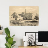 De Tomb van Koning David in Jeruzalem Poster (Thuiskantoor)