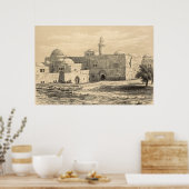 De Tomb van Koning David in Jeruzalem Poster (Keuken)