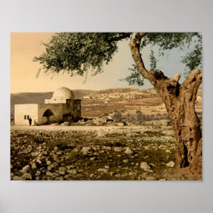 De Tomb van Moeder Rachel in Bethlehem Poster