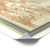 De Tomb van paus Urban VIII (1568-1644) van Gianlo Poster (Hoek)