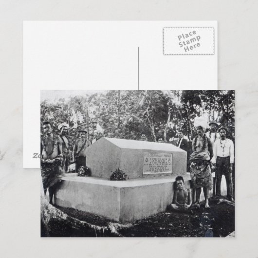 De Tomb van Tusitala Briefkaart (Voorkant / Achterkant)