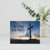 De Tomb was leeg Briefkaart (Staand voorkant)