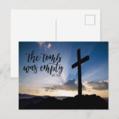 De Tomb was leeg Briefkaart (Voorkant / Achterkant)