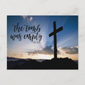 De Tomb was leeg Briefkaart (Voorkant)