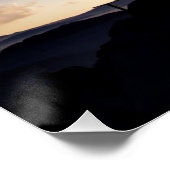 De tomb was leeg glanzend Poster (Hoek)