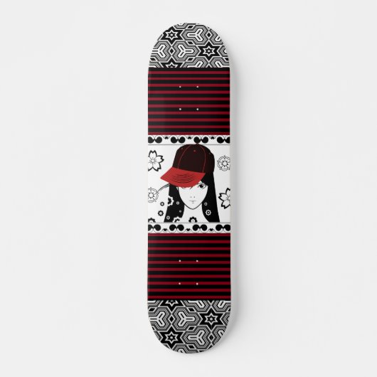 De  tomboy persoonlijk skateboard (Voorkant)