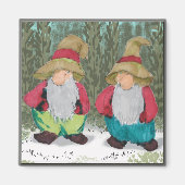 "De Tomten" Kerstmis Magneet (Voorkant)