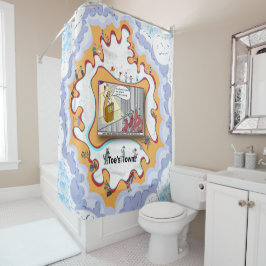 De Tongonderdrukker | Satirische Humor Douchegordijn