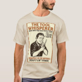 De tool fluistert. Grappige vader T-shirt (Voorkant)