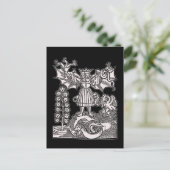 De toon van de filosoof briefkaart (Staand voorkant)