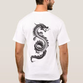 De toorn van de draak t-shirt (Achterkant)