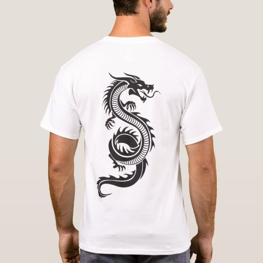 De toorn van de draak t-shirt (Achterkant)