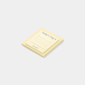 De Top 3 Mini Prioriteiten van vandaag Post-it® Notes (Schuin)