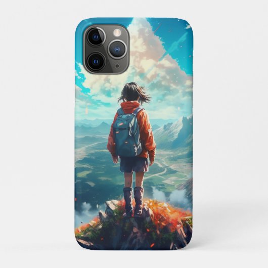 De top in haar ziel | Anime Hiker Girl Case-Mate iPhone Case (Achterkant)