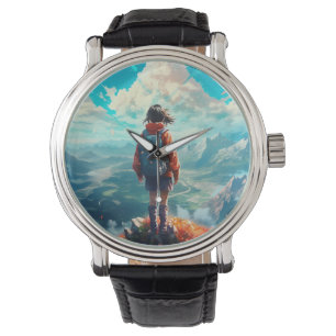 De Top in Haar Ziel Anime Wandelaarster Horloge