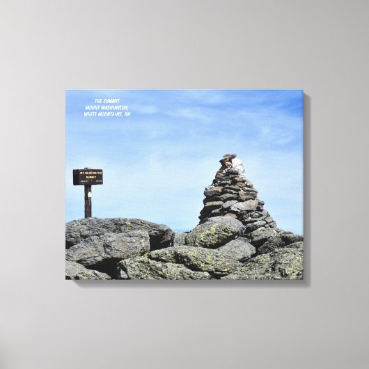 De top, Mount Washington 1 Canvas Afdruk (Voorkant)