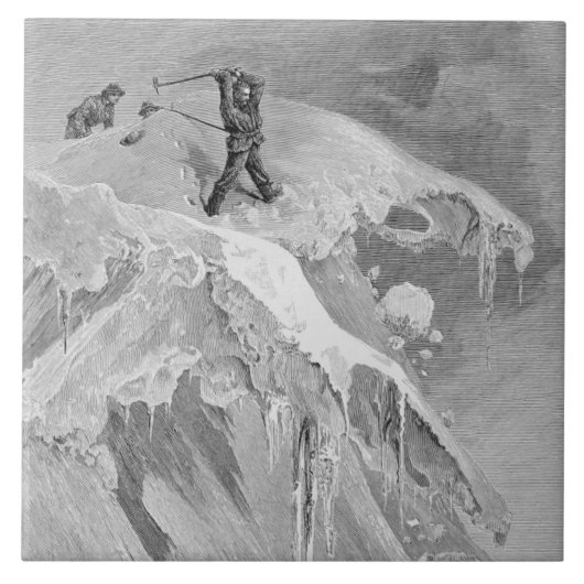 De Top van de Moming Pass in 1864, van 'The A Tegeltje (Voorkant)