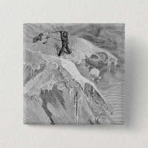 De Top van de Moming Pass in 1864, van 'The A Vierkante Button 5,1 Cm