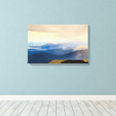 De top van Mount Evans Canvas Afdruk (Insitu (Houten vloer))