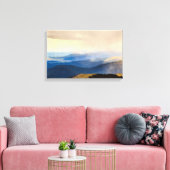 De top van Mount Evans Canvas Afdruk (Insitu (Woonkamer))