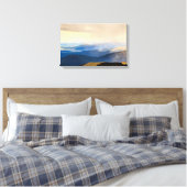 De top van Mount Evans Canvas Afdruk (Insitu (Slaapkamer))