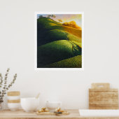 De top van Poly Canyon Poster (Keuken)