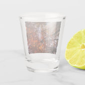 De topjes van bomen shot glas (Achterkant)