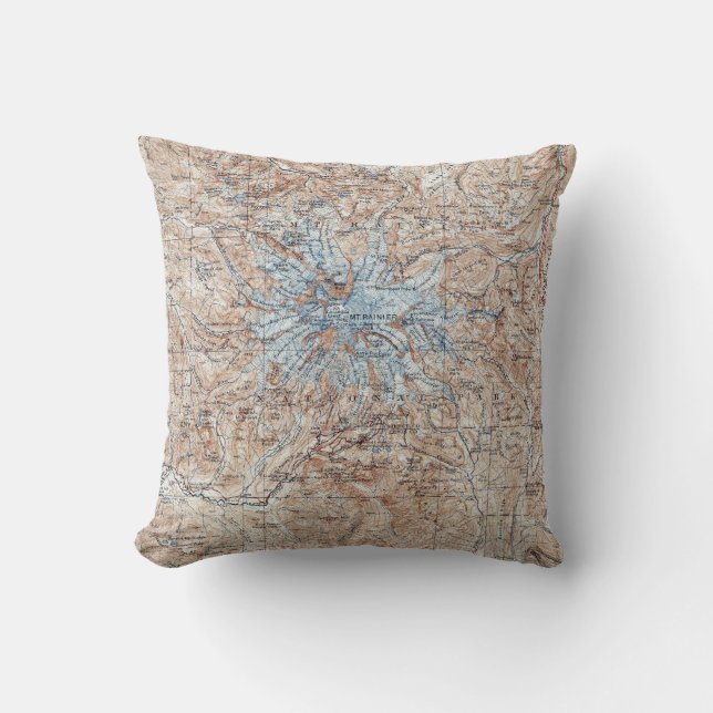  de Topografische Kaart Washington van de Bouw van Kussen (Voorkant)