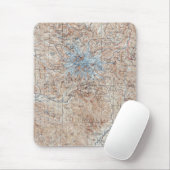 de Topografische Kaart Washington van de Bouw van Muismat (Met muis)