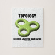 De topologie vereist een verdraaide verbeelding to