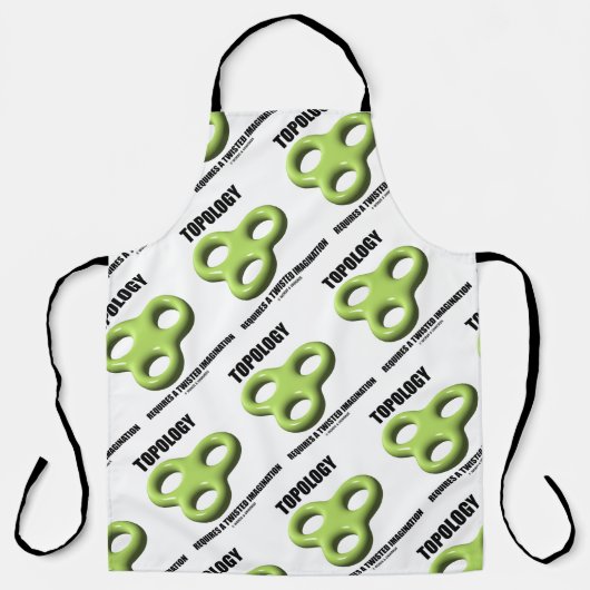 De topologie vereist een verdraaide verbeelding to schort (Voorkant)