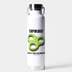 De topologie vereist een verdraaide verbeelding to waterfles