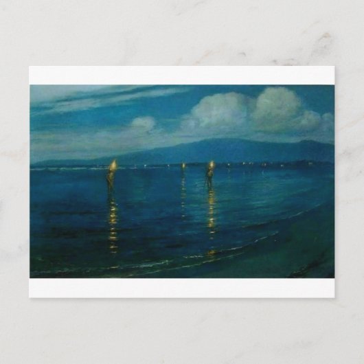 De Torchlight-vissers, Waikiki Briefkaart (Voorkant)