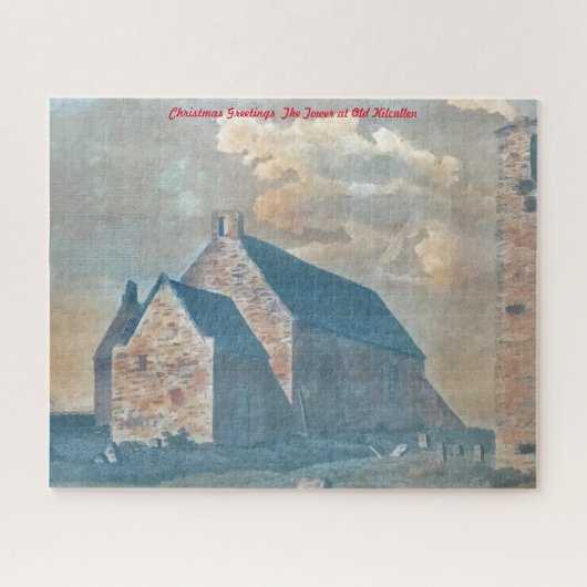 De toren bij Old Kilcullen. kerstcadeautjes Ji Legpuzzel (Horizontaal)