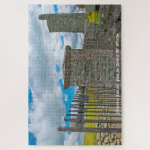 De Toren bij Old Kilcullen. Kerstgroeten Legpuzzel (Verticaal)