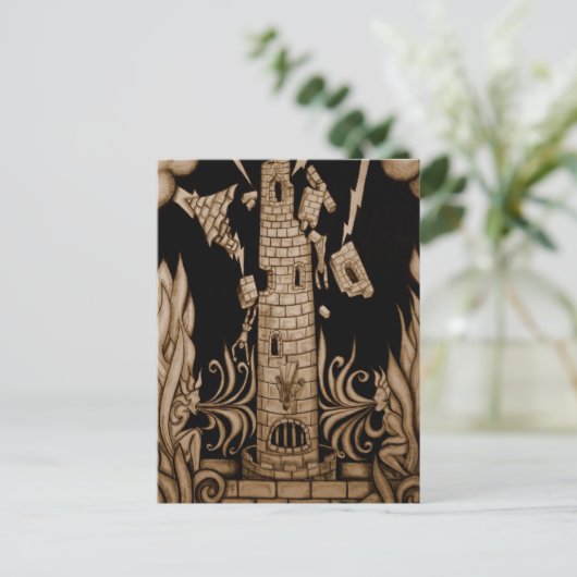 De toren briefkaart (Staand voorkant)
