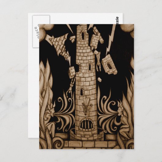 De toren briefkaart (Voorkant / Achterkant)