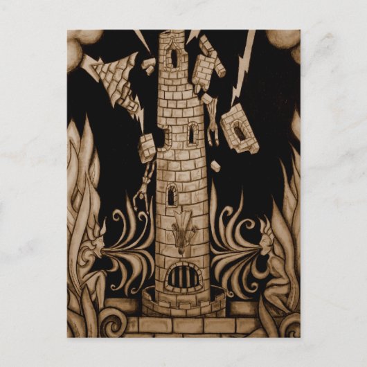 De toren briefkaart (Voorkant)